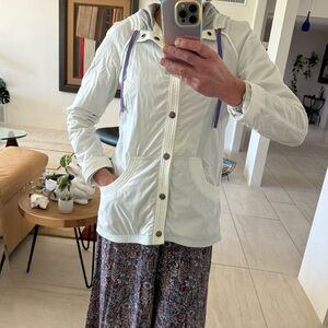 Diesel Windbreaker Hooded Packable Jacket Size Small